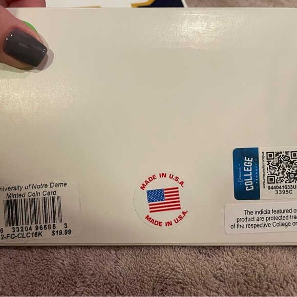 Minted Medallion Limited Edition Coin Card 39mm w/ 3 Decals - Picture 9 of 9